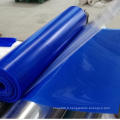 Feuille en caoutchouc glacée de silicone de feuille de silicone de couleur bleue
